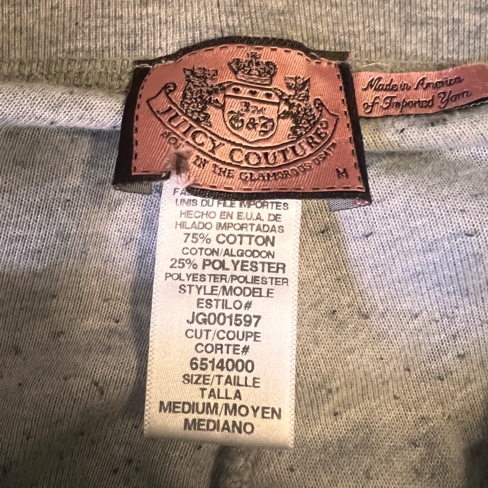 Vintage Juicy Couture 2-piece hoodie and pant set - Grey - Picture 3 of 5